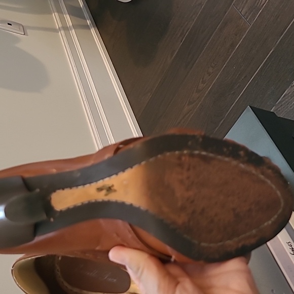 Vintage Marcello Paci cognac leather upper and leather sole. - Picture 4 of 4